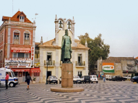 The main square of the coastal town of Cascais